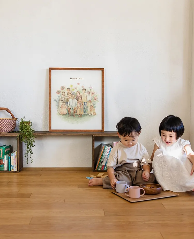 作家「anco」の似顔絵記念日・プレゼントボード