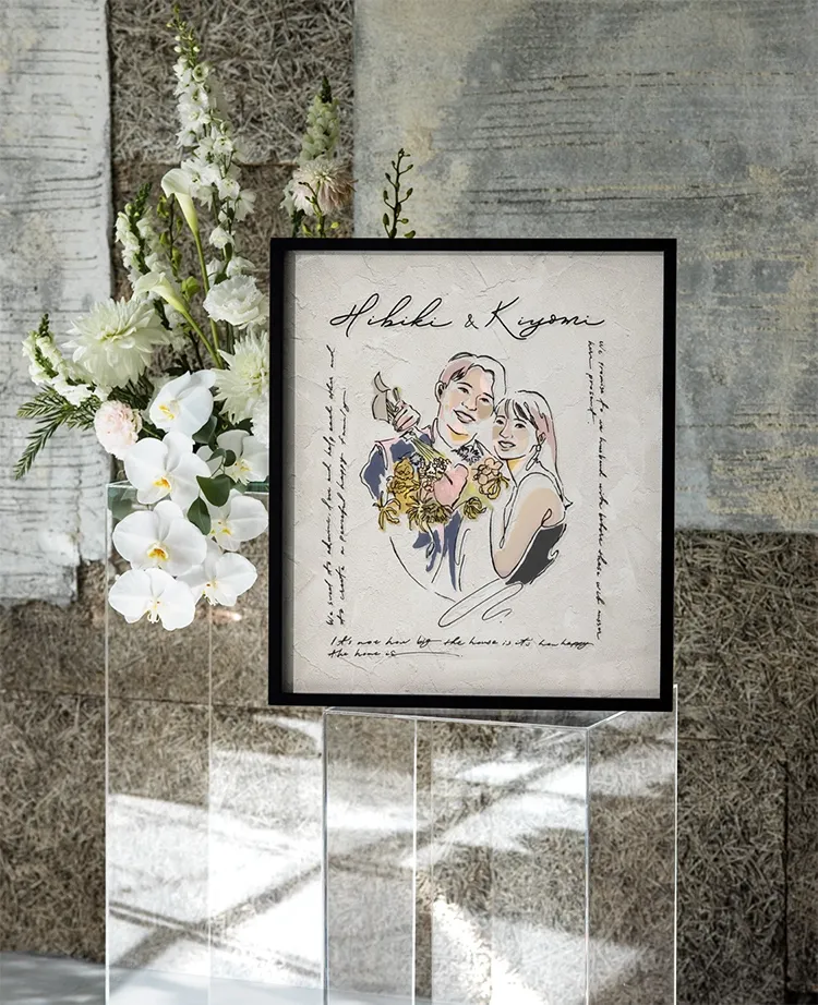 似顔絵ウェルカムボードのWORLD1（ワールドワン）